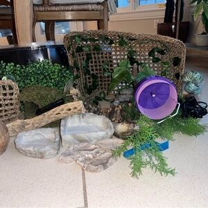 Hermit Crab / Reptile Tank Set up